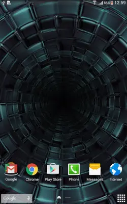 Tunnel 3D Live Wallpaper android App screenshot 1